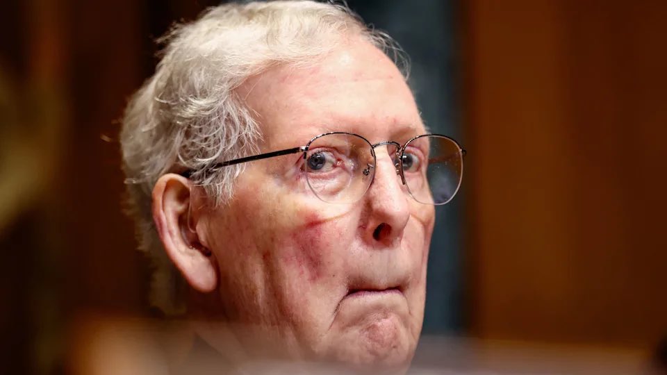 aintscarylarry's tweet photo. One way to find out if Mitch McConnell has truly made his final journey to the depths of hell is to walk right up to his bedside and say a liberal Supreme Court justice might be retiring. If he doesn’t leap out of bed with excitement, he’s fuckin dead. https://t.co/xQJKxqpG6l