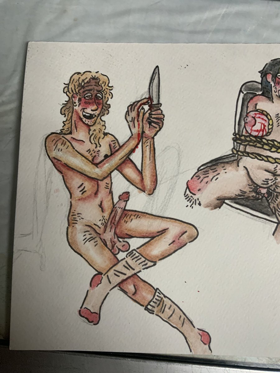 horseghost0101's tweet photo. Some traditional nsfw watercolor i made!
#nsfwart #proship #deadove #proshipart #kinkart #bdsmart https://t.co/ag4IXPYtDJ