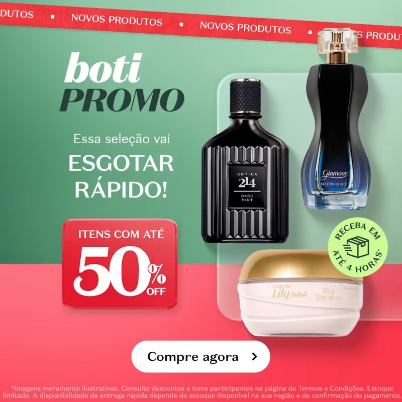 atalpromo's tweet photo. CORREEE: O Boticário com até 50% off 🚨

lista nova! vai esgotar rápido

🏷 frete grátis + brinde com o cupom LOJAATALPROMO

aproveite aqui ⤵
https://t.co/JJcl2WKtT4

cupons e ofertas em 1ª mão no canal ⤵️
https://t.co/yHboPExf78

.
.
.

VemDeCompritta ARGxEGI Real Madrid Apple https://t.co/baLhUNaK7s