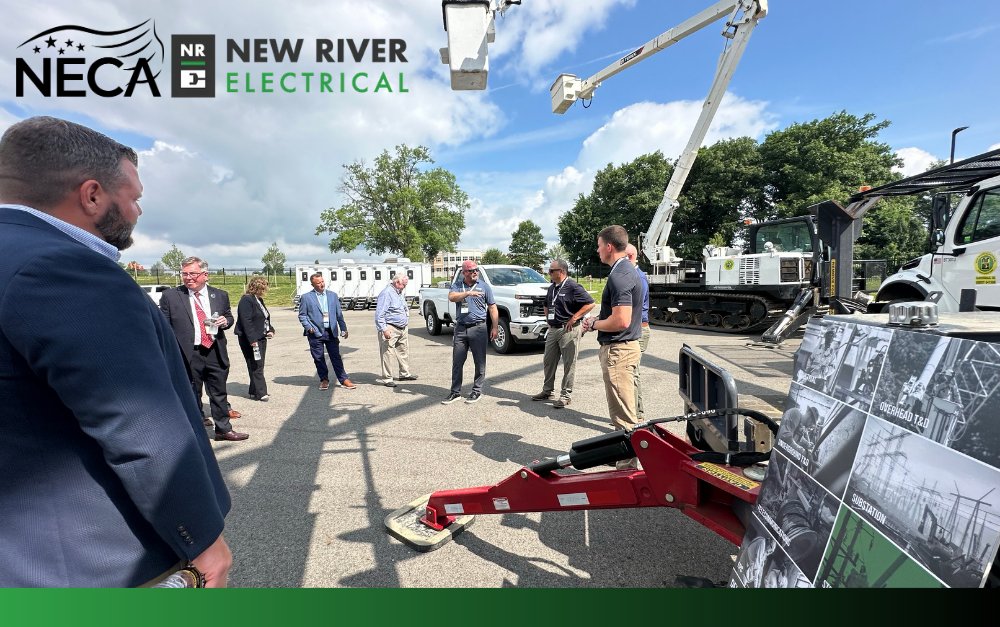 necanet's tweet photo. Today in Ohio, NECA joined @EPA Administrator @epaleezeldin and industry leaders for America’s Energy Moment, hosted by @nrecorp. 

The event highlighted the collaboration and skilled workforce needed to build the infrastructure powering America’s future.

#WeAreNECA https://t.co/BIELVtzFRc