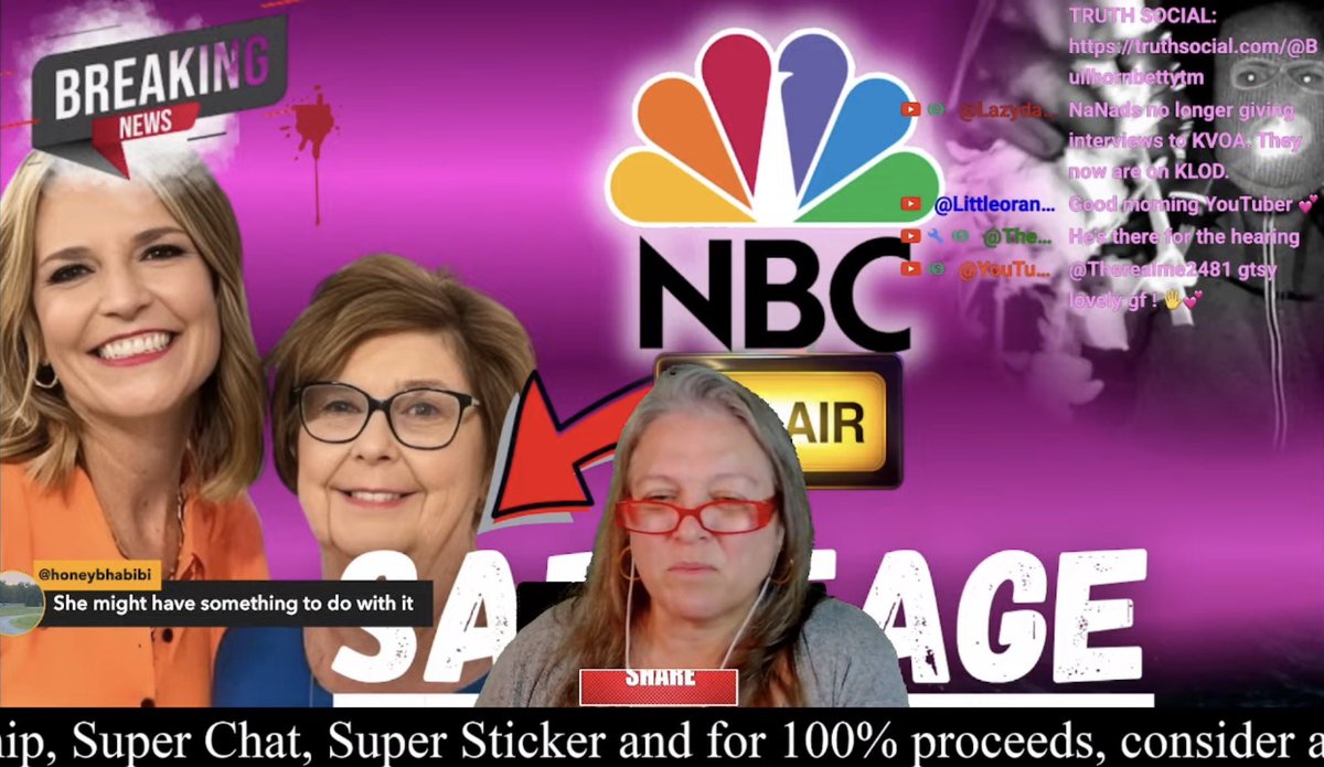 ShayBe55's tweet photo. #BullhornBetty is hoping some @NBCNews @nbc executives r watching her cause she's Bullhorn Betty! Ironically, last week she was bashing @SavannahGuthrie She's nothing but a flip flopping #exploiting #tragedypimp who will make anything up 2 get views. #pathetic #AndraGriffin #BHB https://t.co/0dxmP9j38E