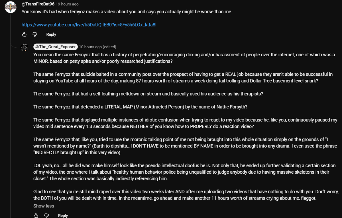 ImmortalTge's tweet photo. These people REALLY TRULY believe they're on my fucking level lmao! https://t.co/aZlZbOL1c3