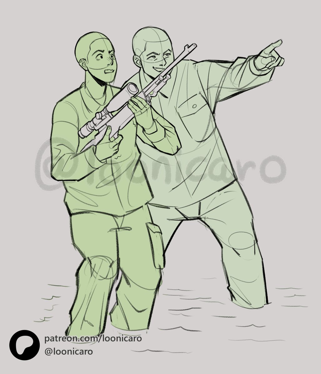 loonicaro's tweet photo. And some mixed military/police poses now! 

I'm not very good drawing firearms but I tried my best regardless XD

Hope those are useful to u! 
10 extra on my patreon!

#drawingbase #poses #poseref #posereference #artbase #artreference #PoliceInvestigation https://t.co/Z4ZG4gMQHB