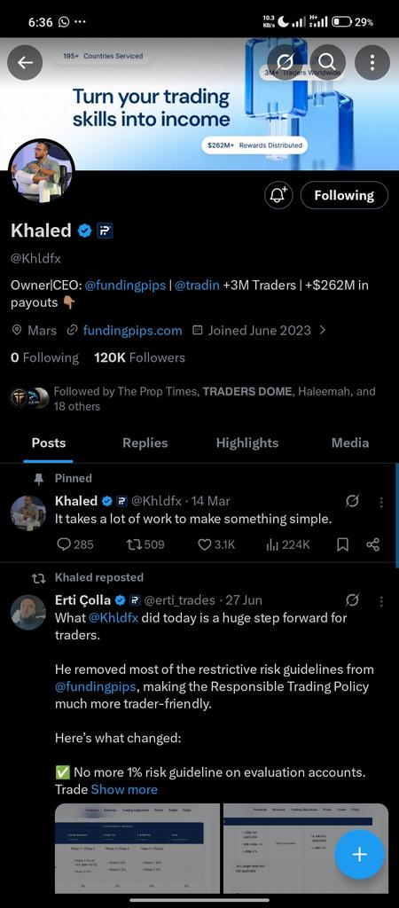 JoshNkay's tweet photo. @trustedprophub @fundingpips @avikkfp https://t.co/tgP8KuXapR