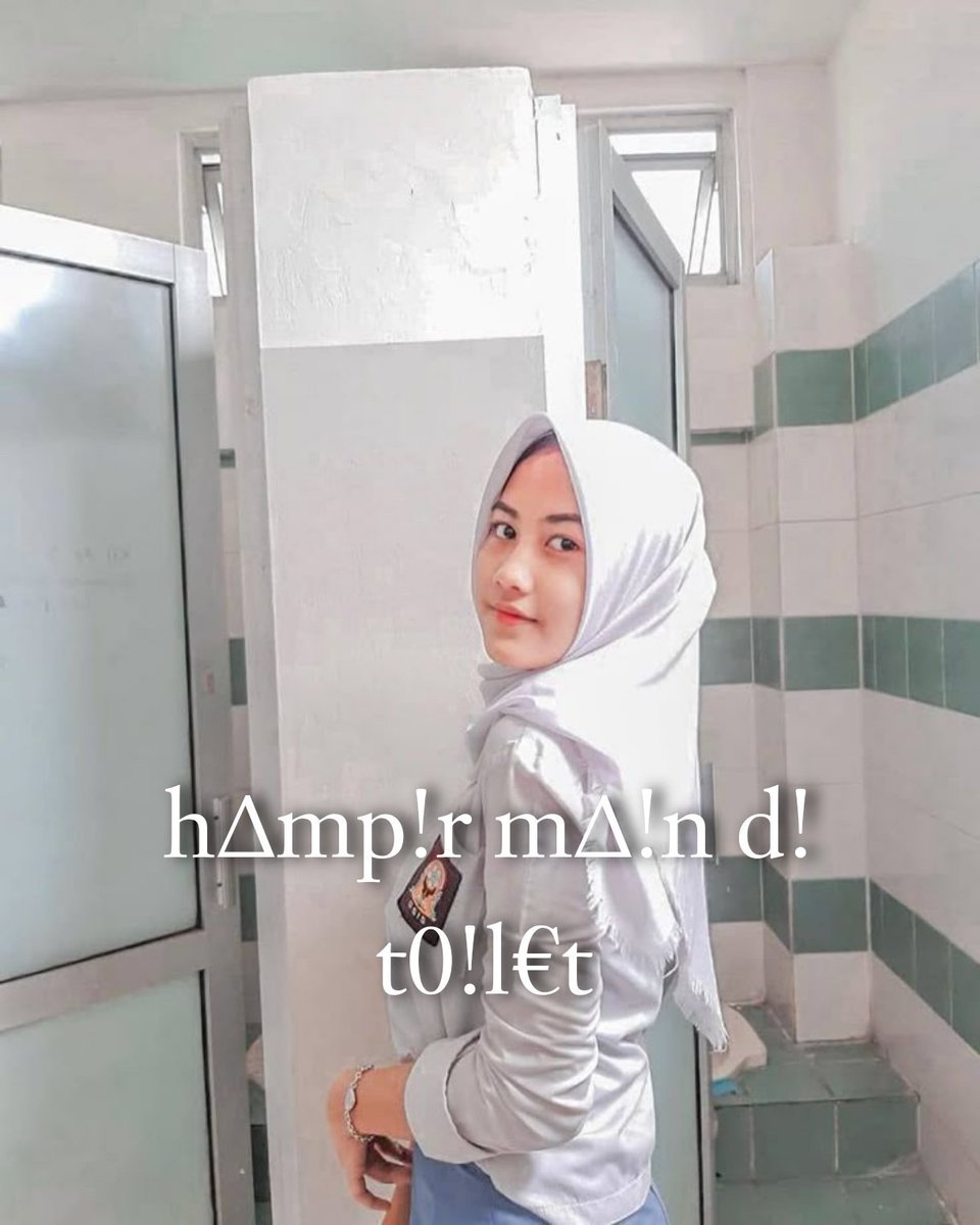 nandaknsr's tweet photo. di toilet sekolah lebir seru
https://t.co/1dJ8ENIyHo https://t.co/Zg8MFuDP2y