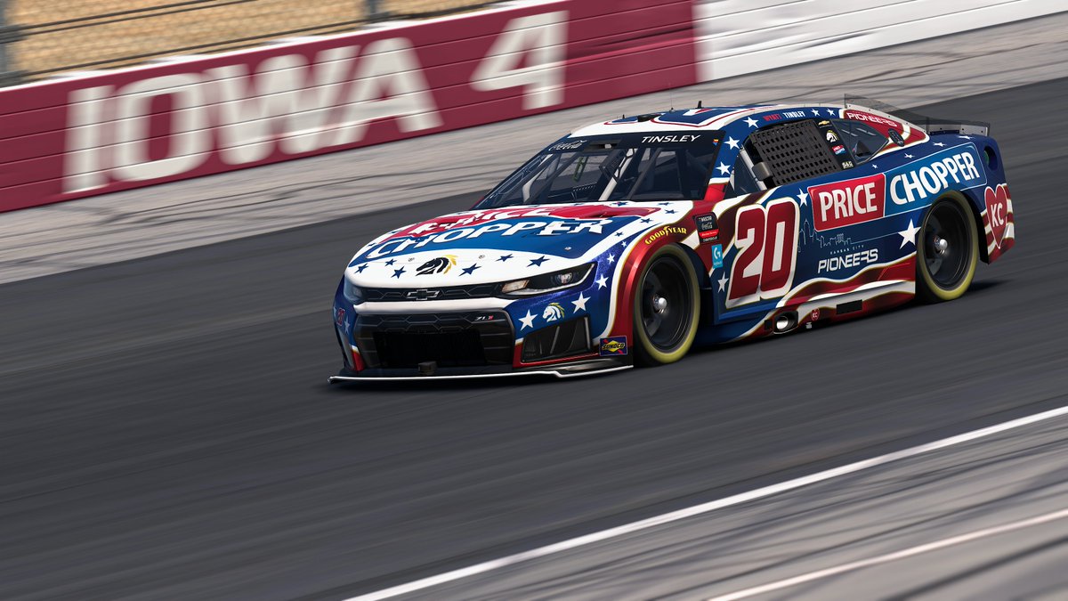 MrWyat5's tweet photo. ROUND 5 at @iowaspeedway! 🏁
First Fixed race of the season tonight, so it should be a good one.
Currently sitting Top 5 in points! 👊
Huge thanks to @JarrettLiebert for building the greatest setup ever. 🐸
#iRacing // #eNASCAR // #MyCity https://t.co/pCP8OgIIU5