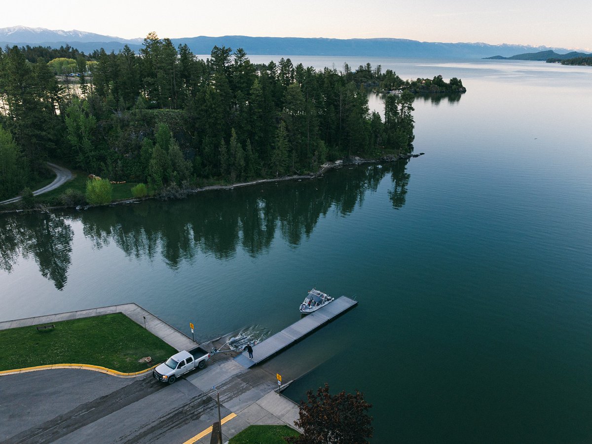 visitmontana's tweet photo. Calm water, cool air and nowhere to be other than a Montana lake just after sunrise. Do you recognize this lake?

#MontanaMoment #Summer #LakeDays https://t.co/MwgLlPWJnI