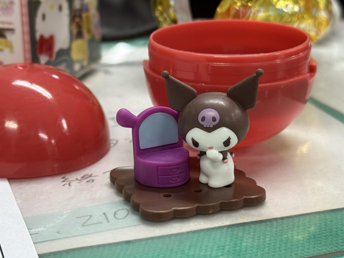 Say_Joe_E_Man's tweet photo. チョコサプ初チャレンジで狙ってたの出た！小さいなコレw https://t.co/v7zi6yFNOP