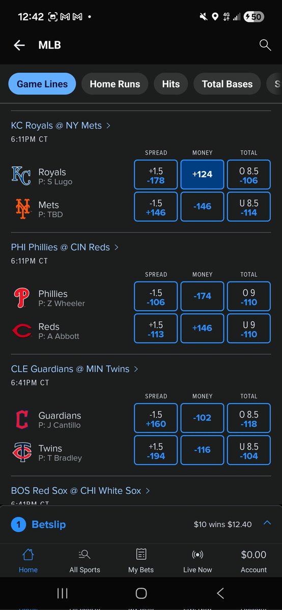 hearted_hungry's tweet photo. Plus money play of the day we going with he Royals moneyline over the Mets both teams are trying to get rolling Mets might be starting a reliver but the Mets bats have been hot https://t.co/U1duTZ6Wfo