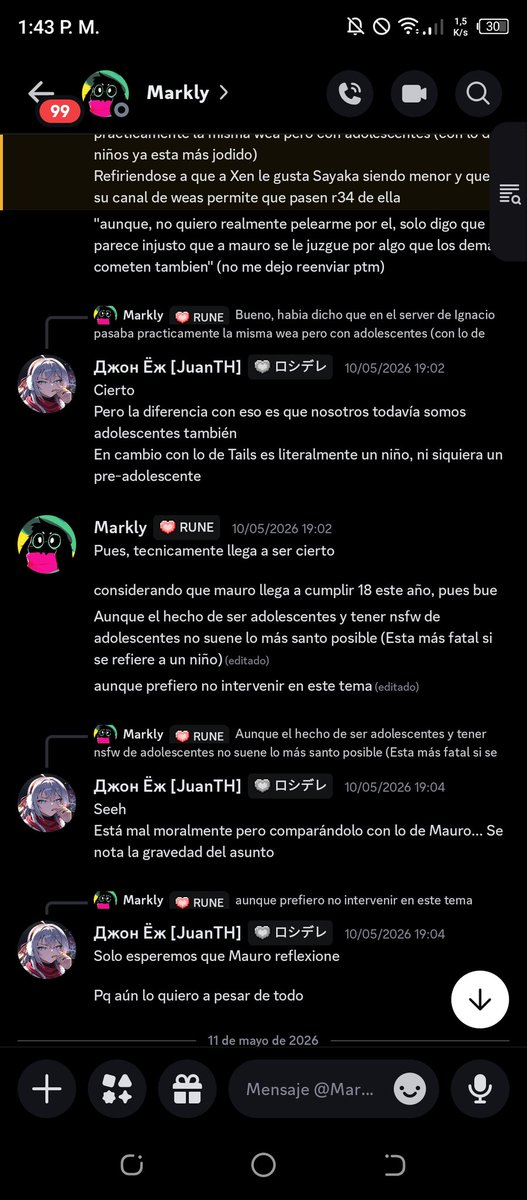 JuanThHedgehog's tweet photo. @Xendrack016 Además que si nos vamos por el argumento de Homura
 Al usuario Charles&amp;Sonic (Mauron374) le gusta Kyoko Sakura, personaje que tiene la misma edad que Homura
Y Mauro cumplirá 18 AÑOS ESTE AÑO. https://t.co/xlAxjOVTh8
