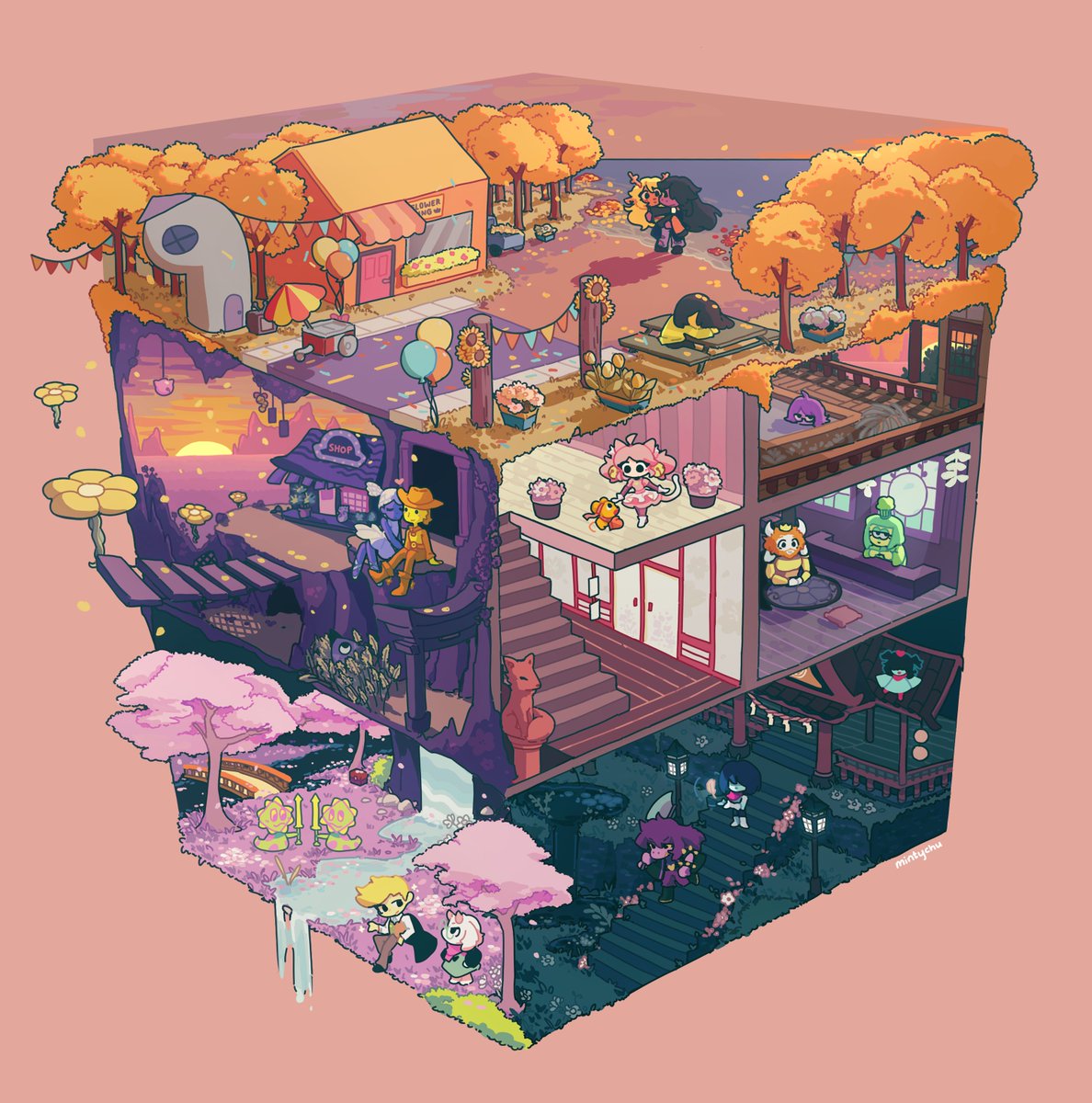 Minty_Chu's tweet photo. #deltarune chapter 5 https://t.co/TCZB0Wxjym