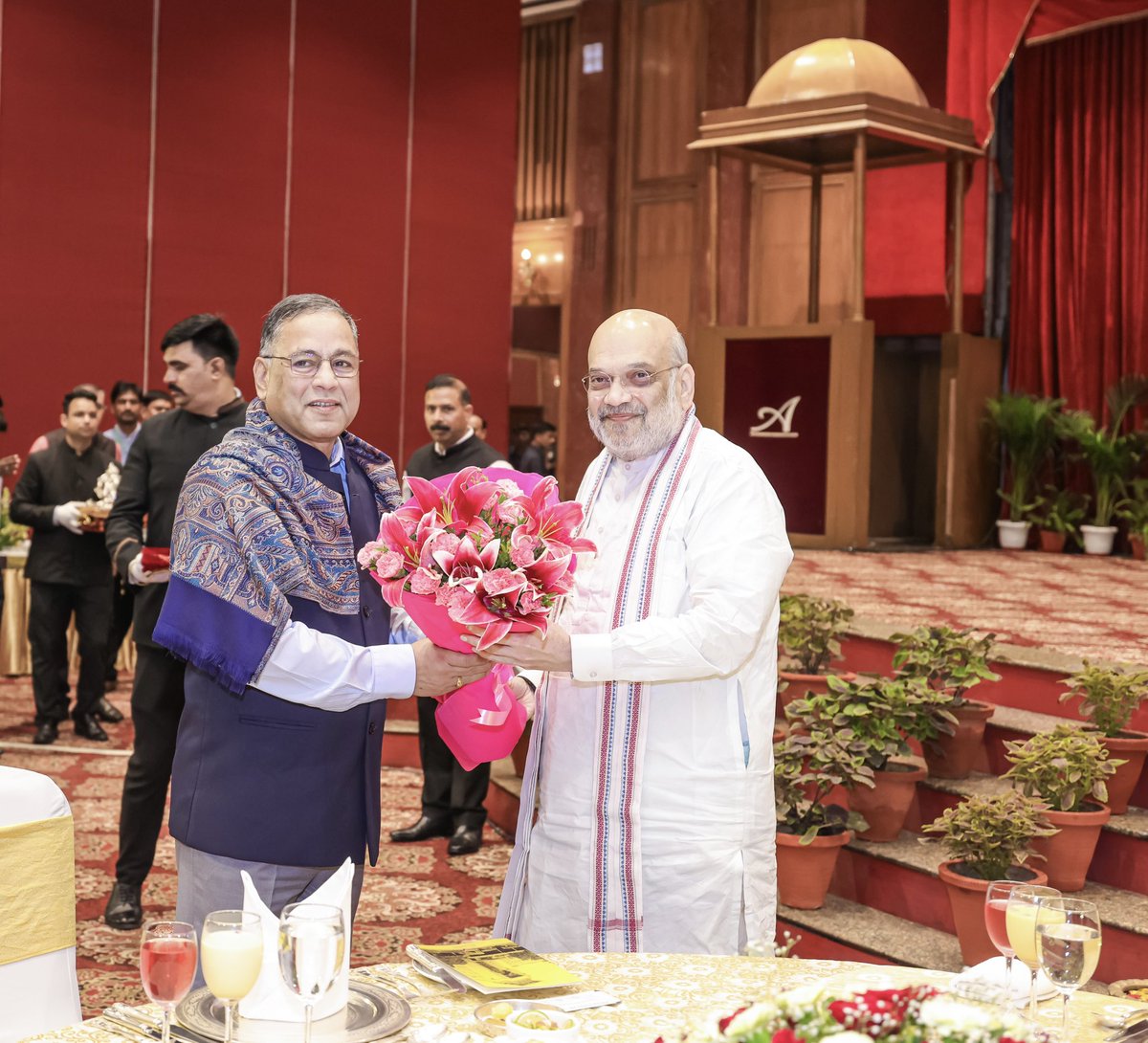 AmitShah's tweet photo. A veteran officer of the Indian Police Service, former Director of the Intelligence Bureau Shri Tapan Deka Ji has served with distinction across different roles throughout his career. His professionalism and dedication to service will remain an inspiration and set a high standard for young officers to live up to. 

I wish him all the best and a fulfilling new chapter in life on his superannuation.