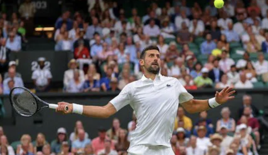 DjokovicFan_'s tweet photo. Novak Djokovic wins the first set 7-6.

Let's go! 🔥 https://t.co/lMmeNpfa8P