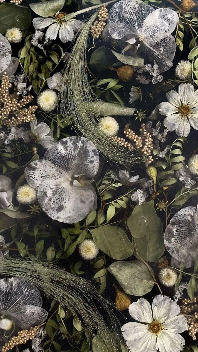 aestheticpost's tweet photo. From the river’s flowing green to the garden’s dewy purple, the same quiet wonder lives in every detail. https://t.co/xsEhNsNa8k