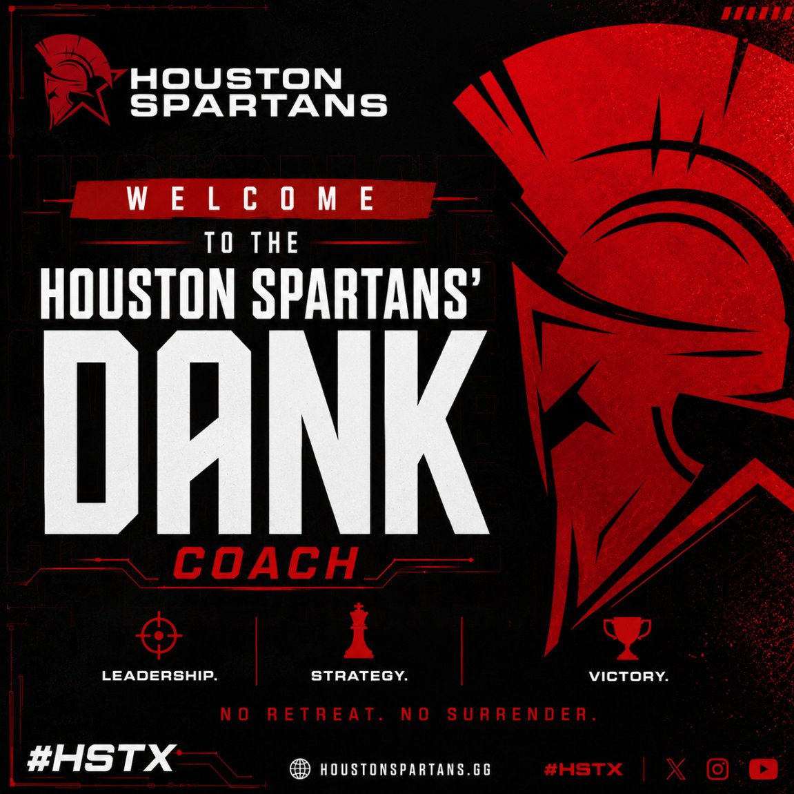 HTownSpartansGG's tweet photo. 🚨 COACH ANNOUNCEMENT 🚨

Please join us in welcoming @DANK____1  as the newest Coach for Houston Spartans! 🛡️Dank brings leadership, experience, and a winning mindset to the squad. We're excited to have him helping shape the future of Houston Spartans as we continue to push for championships.

Welcome to the family, Coach. ❤️🖤

No Retreat. No Surrender. #HSTX#HoustonSpartans 

@MamaSpart @PapaSpart78 @itsspart @ssi_pc_opti @BluebonnetLaw 

#Esports #Gaming #GamingCommunity #GameOn #CODChallengers #CallofDuty #CODCompetitive #FPS #EsportsCommunity #EsportsNews #TeamAnnouncement #Warzone