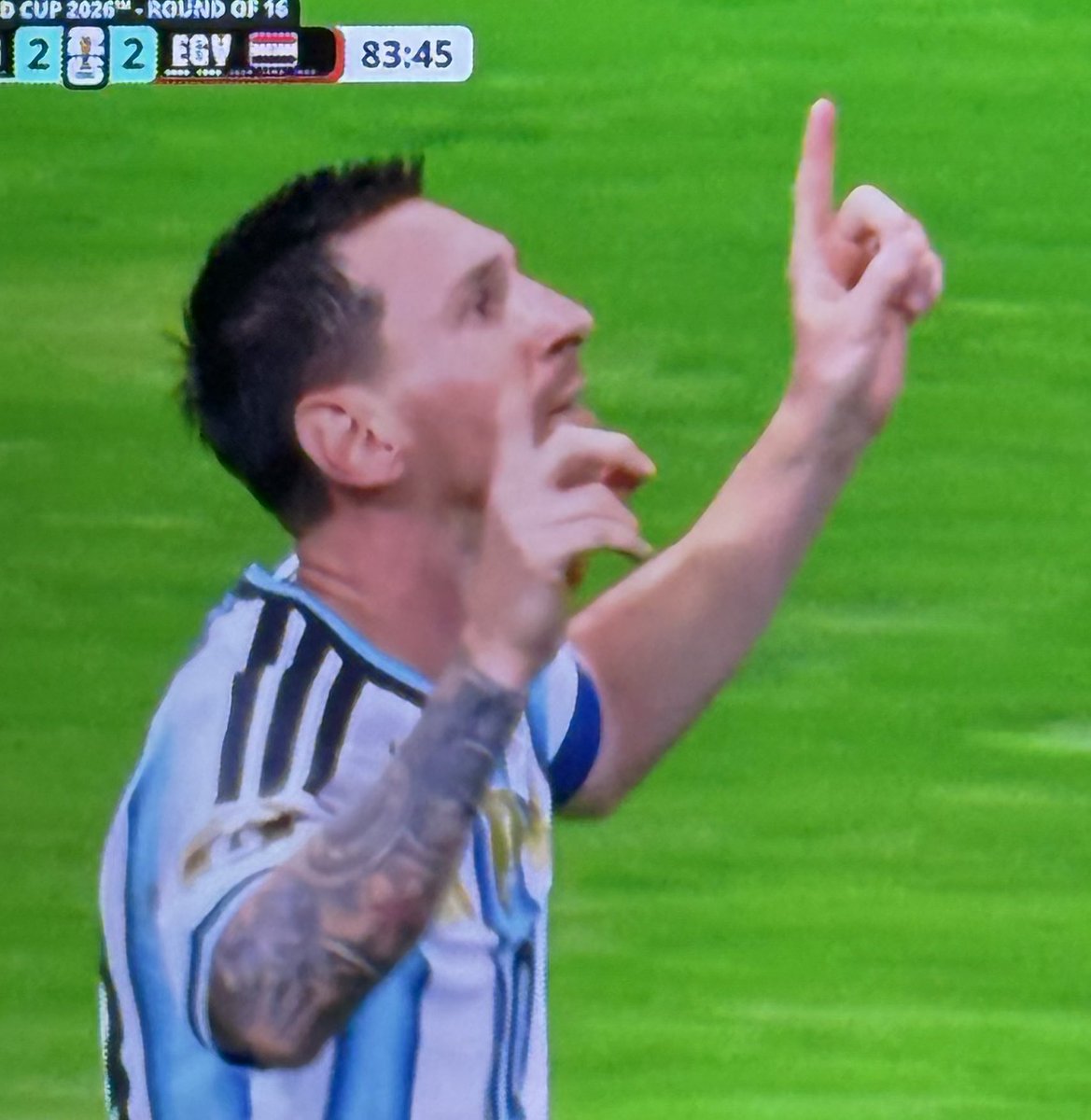 PolymarketSport's tweet photo. 🚨GOAL: 2-2 MESSI

Argentina have come back from 2 goals down https://t.co/06uFLBkDvm