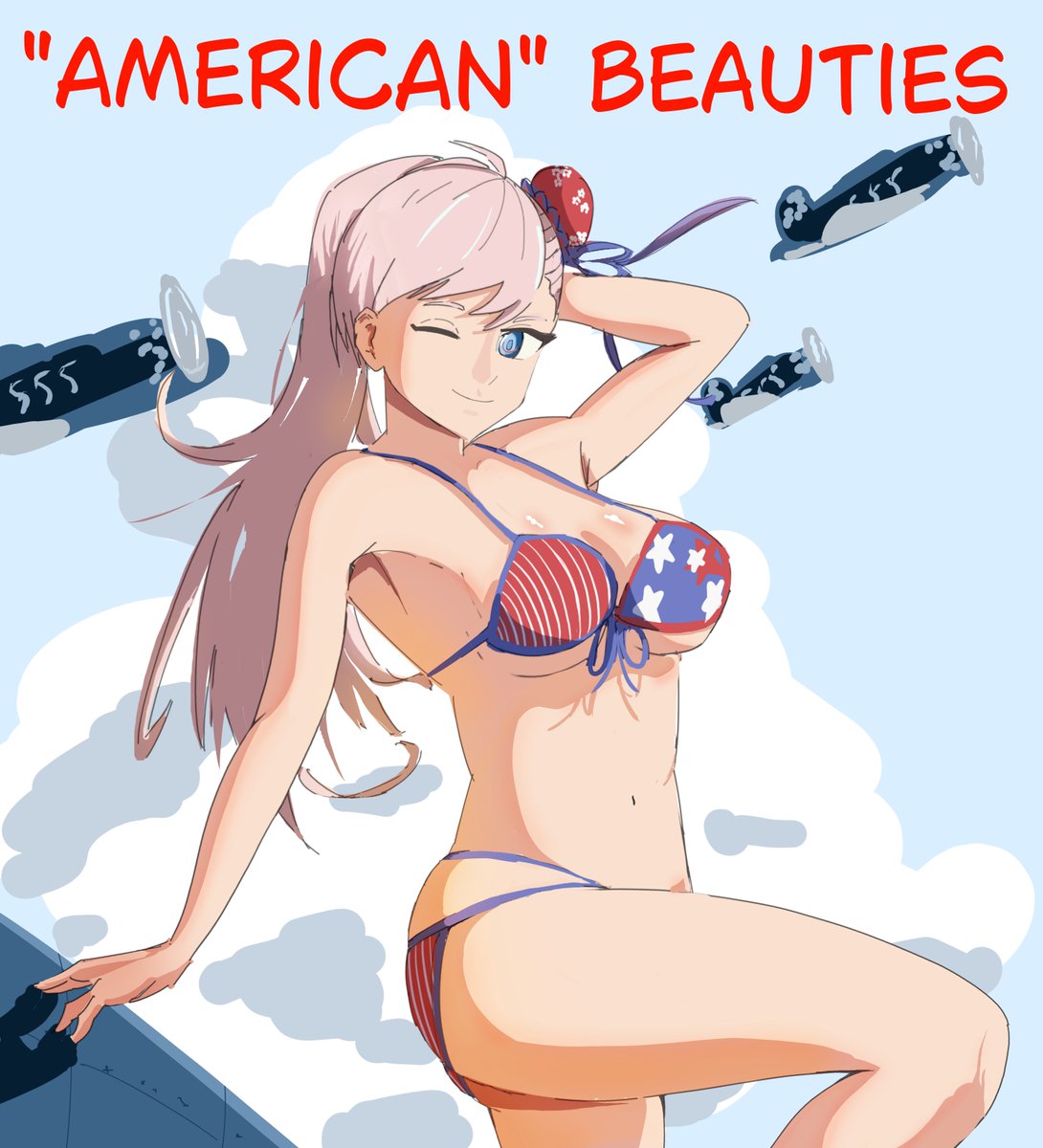 HeroOfVibe1's tweet photo. Seeing all the 4th of July Mushashi art made me want to draw her too. . . #FateFanart https://t.co/QCURiOytGp