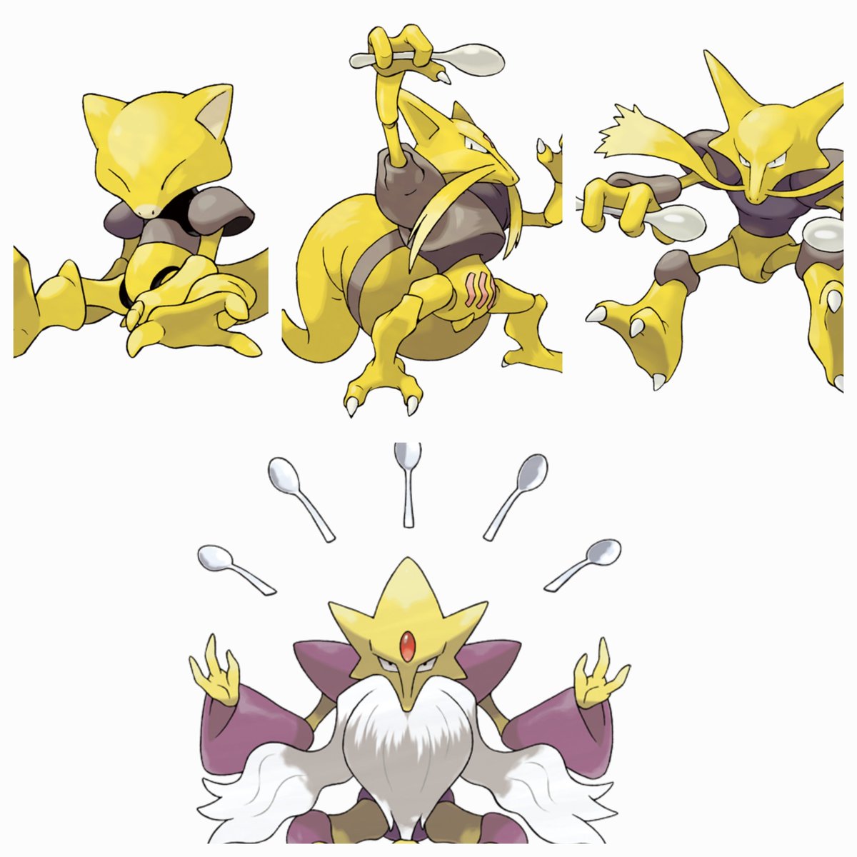 Pk_Horizonte_X's tweet photo. #infinitidex #pokedex #abra #kadabra #Alakazam https://t.co/zvP7eosNjy