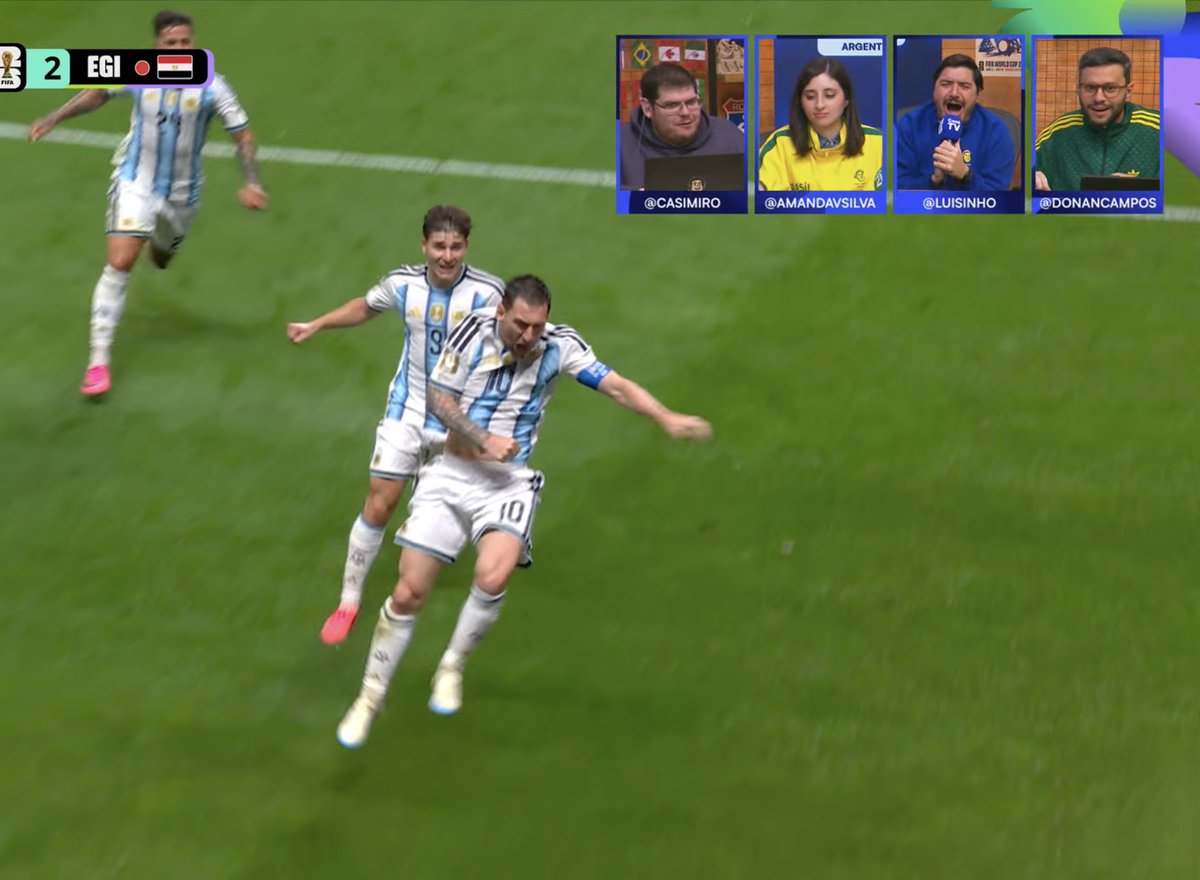 oficialsincerao's tweet photo. A raiva que o Messi comemorou esse gol…

Maluco botou a porra da bola embaixo do braço e se negou a ser eliminado assim. https://t.co/U4XFHxuyd4