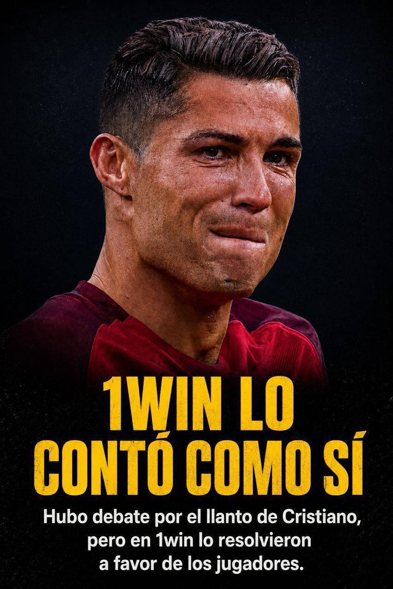 Notmonchoifc's tweet photo. Ronaldo dejó a los jugadores sin dinero

Una gran plataforma de mercados de predicción aceptaba jugadas sobre si Cristiano lloraría durante el Mundial. Tras la eliminación de Portugal, un video con sus emociones se viralizó por todo el fútbol X, y para parte de los jugadores todo https://t.co/hAUP3QsVFc