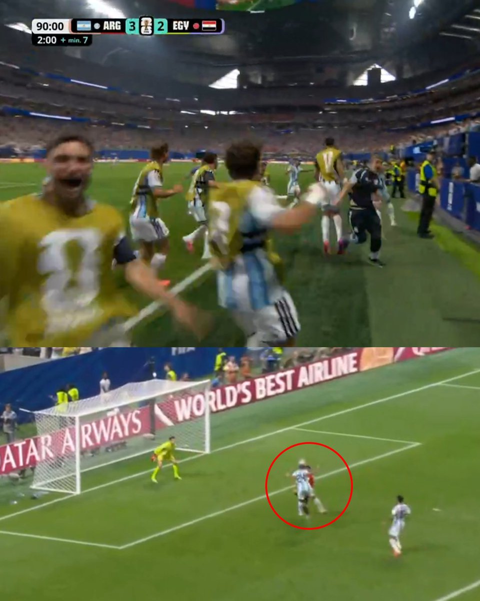 FaktaSepakbola's tweet photo. Woooooooooooooowwwww Argentina cetak gol!!!!

ENZO FERNANDEZ 

90+2' Argentina 3-2 Mesir https://t.co/eKOokW3yLI