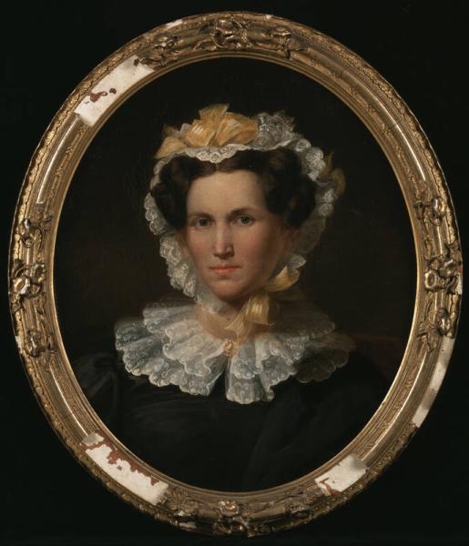 Tcolegoat's tweet photo. "Mrs. Asher B. Durand (Lucy Baldwin, d. 1830)" - Asher B. Durand (1825) https://t.co/CxSEIrZKVP