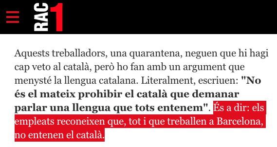 albertcuesta's tweet photo. Gràcies, @rac1, per resumir tan bé en una sola frase això del 'comunicat dels treballadors' de #Aticco.

https://t.co/XwMt7EzAN1 https://t.co/ZzGzdO7MWj