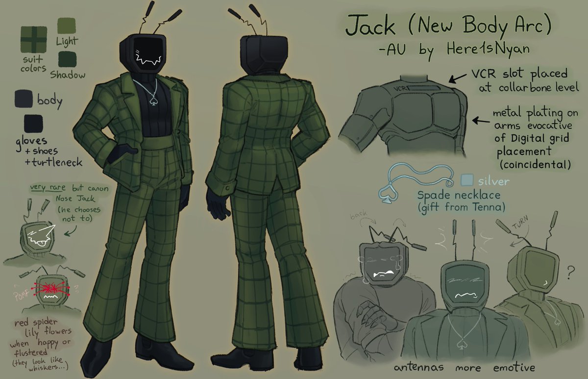 here1snyan_'s tweet photo. I made NEW and updated reference sheets for #HijackTenna !! Both for his Digital and NewBody forms‼️🎉
all of which was done for #artfight2026ㅤ !! You can Attack either version of Hijack as you wish
🔗to my profile ⏬!
[ #DeltaruneAU #Tenna ] https://t.co/rS1wKB2FJb