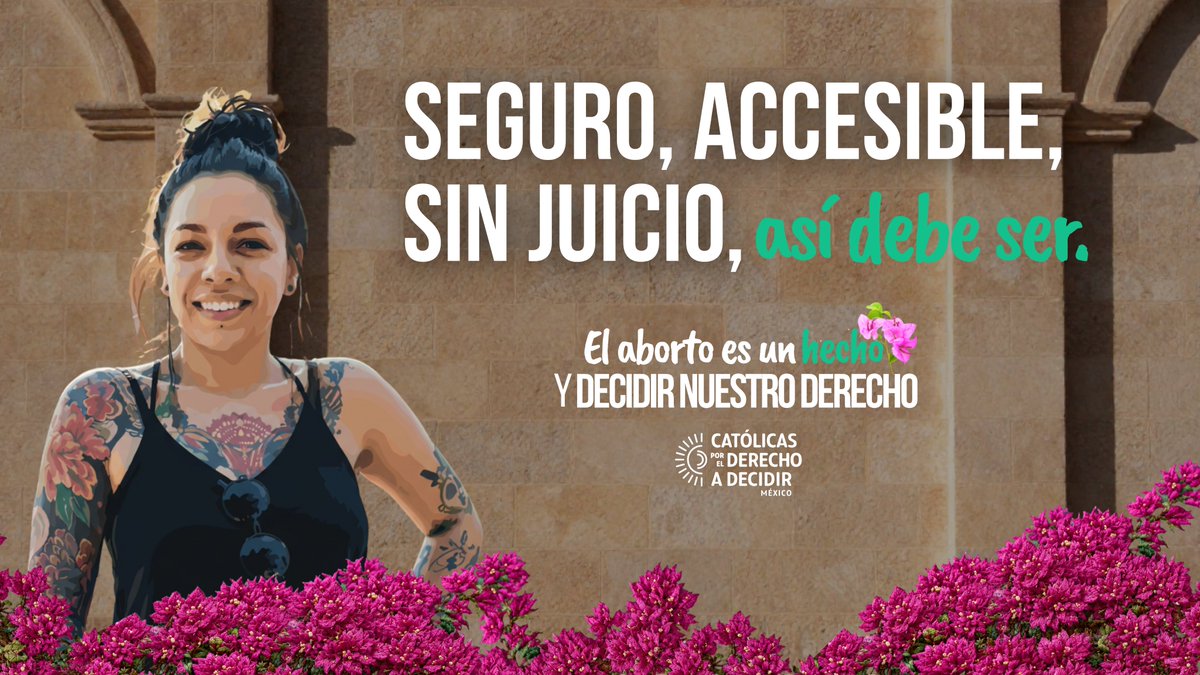 CDDMexico's tweet photo. El aborto forma parte de la vida de muchas mujeres y personas con capacidad de gestar. Garantizar servicios seguros, accesibles y libres de estigma es un derecho que debe respetarse.
#ElAbortoEsUnHecho #CDDMx https://t.co/dNOTpw9iJI