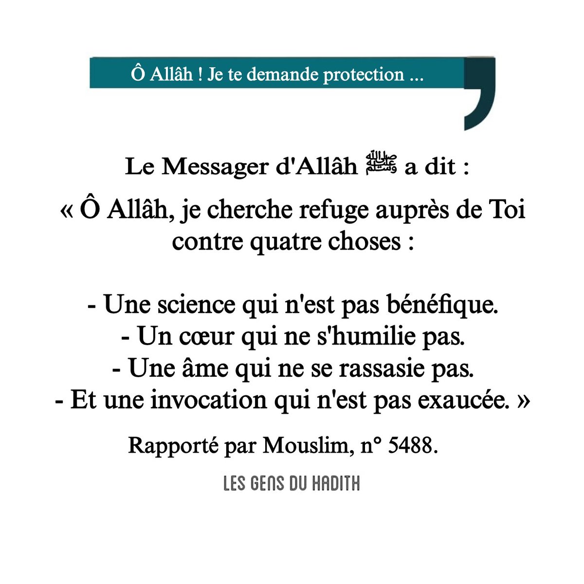 Ahlou_Sounnah's tweet photo. #rappel https://t.co/Q7R3jVM2tn