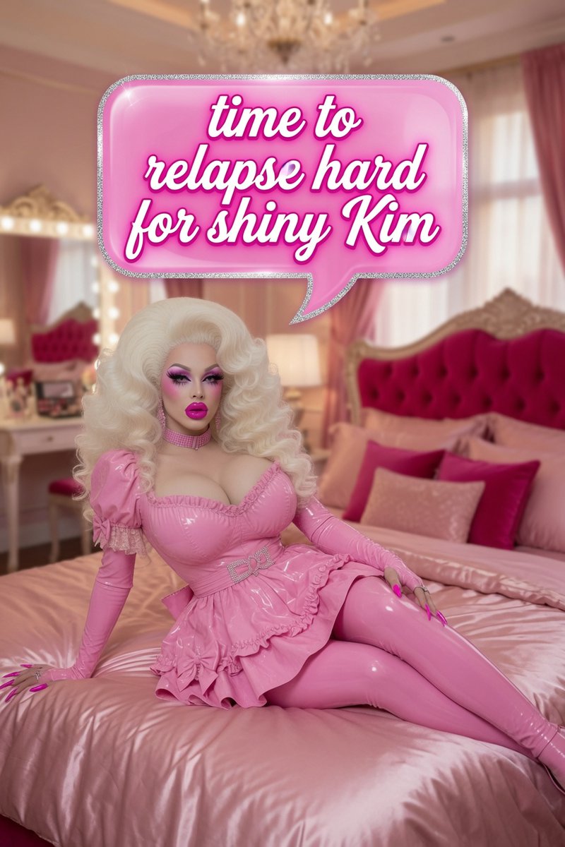 PinkSissy12's tweet photo. I wish this was me. 💕 Sitting in pink, looking flawless and becoming Shiny Kim's perfect bimbo doll.
Time to relapse hard for Shiny Kim. 💗👑
Follow ShinyKim @aifantasyfun https://t.co/IzSnEQu6re