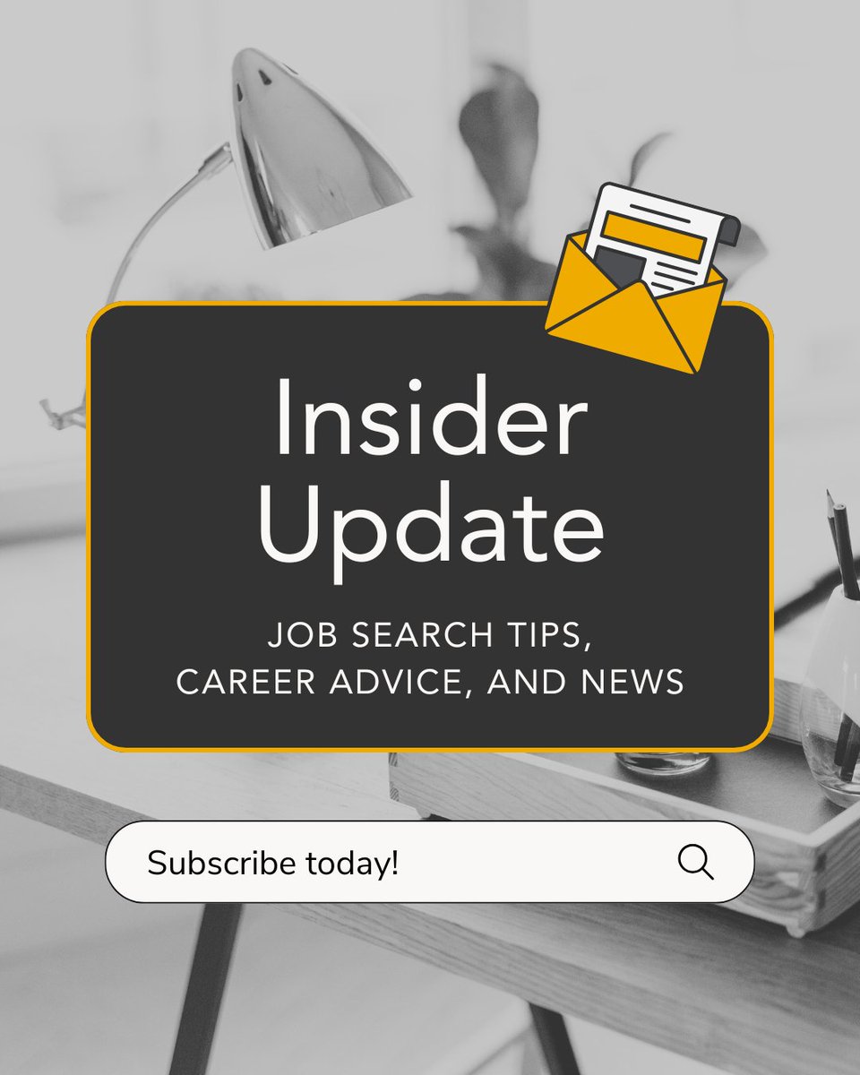 HigherEdJobs's tweet photo. Don't miss out on tomorrow's Insider and subscribe today!
✍️Subscribe https://t.co/ibT1xvp1nE
#newsletter #insiderupdate #highered #careeradvice #jobsearchtips https://t.co/mSixBQeV6R