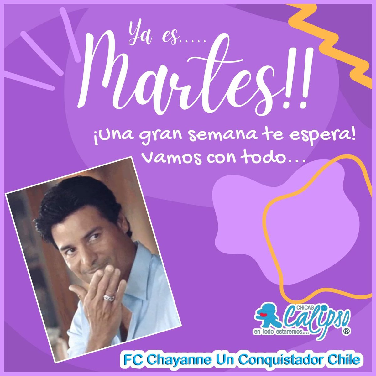 Ines55156705's tweet photo. @RadioPudahuel 
Muy buenas tardes 🌞 #Titi 🩵☀️ mil gracias por programar a nuestro @CHAYANNEMUSIC con este éxito #NecesitoUnSegundo 🩵🩵 que tengas un súper martes radial @CHICASDECALIPSO saludos desde #Santiago https://t.co/35IpJOBFWO