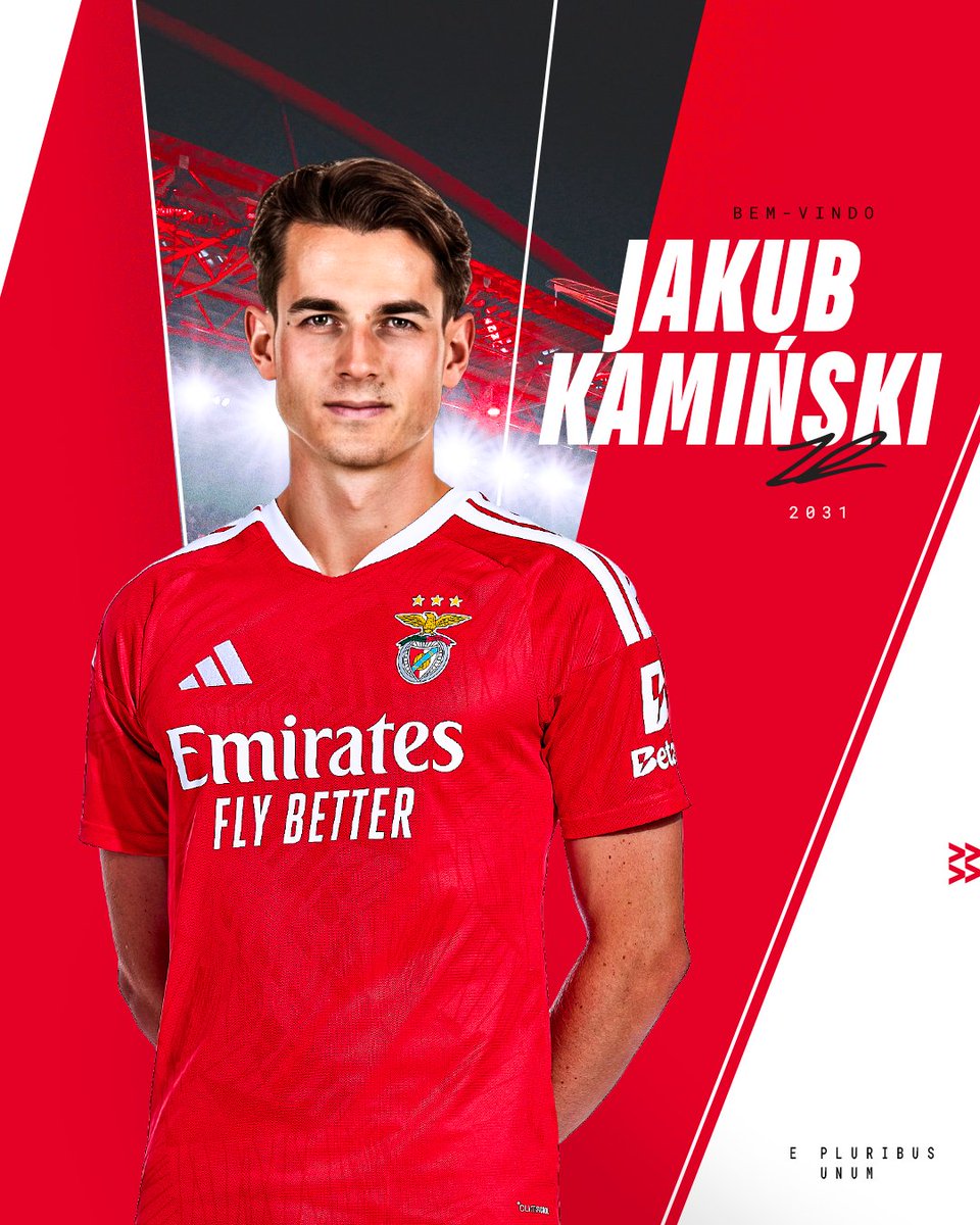 SLBenfica's tweet photo. Bem-vindo, Jakub Kamiński! ✍️

🇵🇱 Witamy! https://t.co/3AZAiZDlVF
