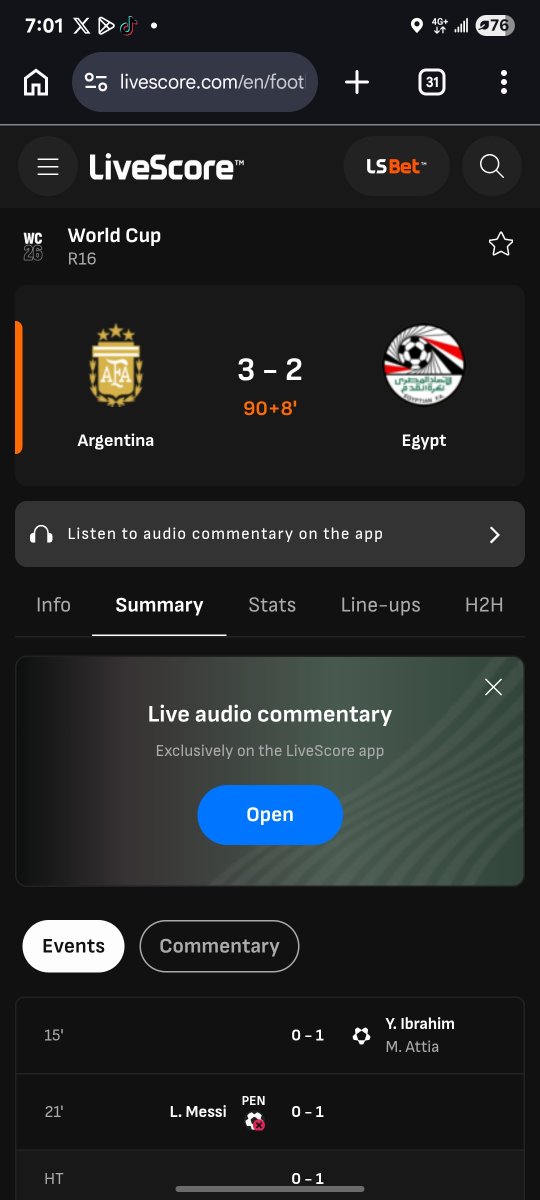 JonathanIgwe9's tweet photo. Made 20milliln on live game 
#EGYARG https://t.co/hO6f63f7no