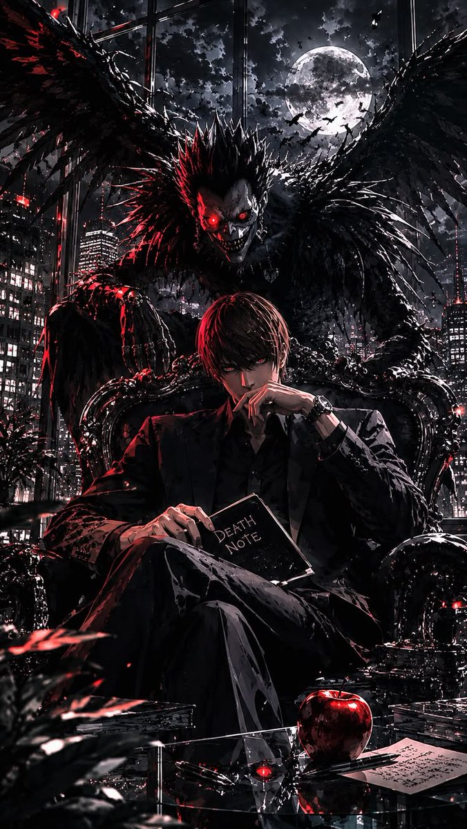 Adnan1660's tweet photo. **"In this market, I don't need a Death Note - my entry plan decides who gets liquidated."**

#Trading #DeathNote #LightYagami #TraderMindset #Crypto #Forex #Ryuk https://t.co/bCTJo7ZlV9