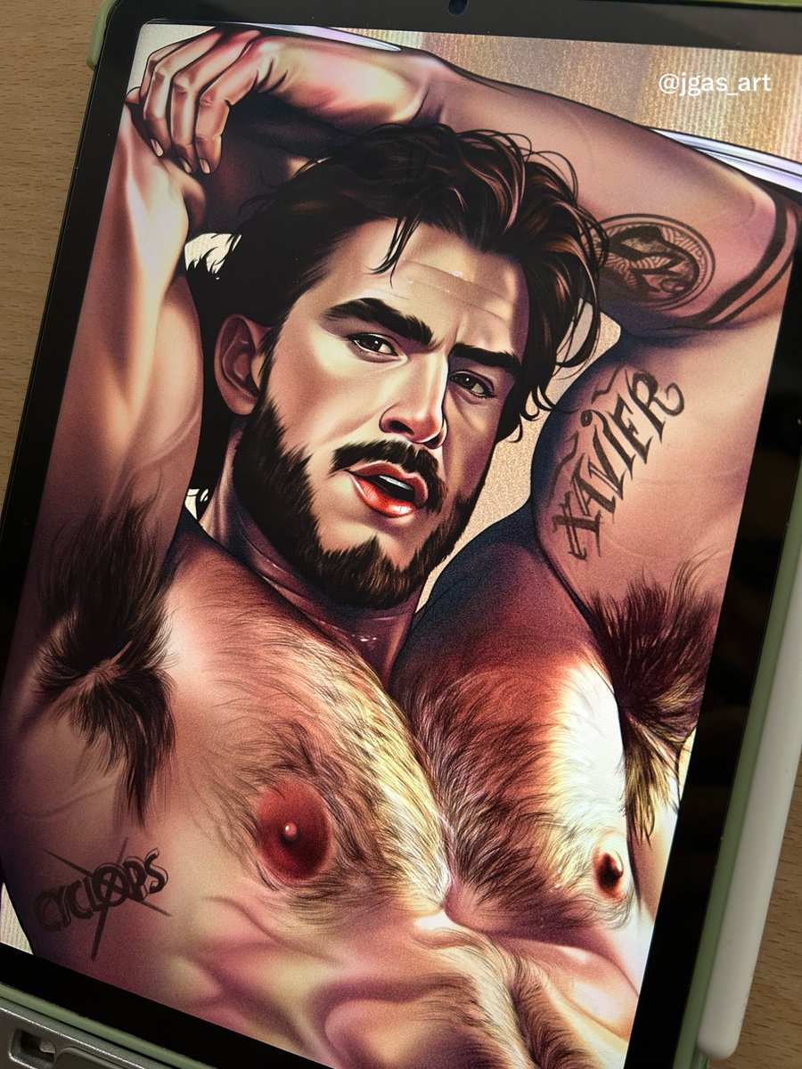 JGASart's tweet photo. Not even the adamantium can resist this heat wave... that's why Logan left the suit at home.

#Marvel
#MarvelComics
#ComicArt
#Illustration
#LGBTQArtist
#QueerArt
#FanArt
#ArtistsOnInstagram
#BeefyMen
#SummerVibes https://t.co/WADPj0F7yP