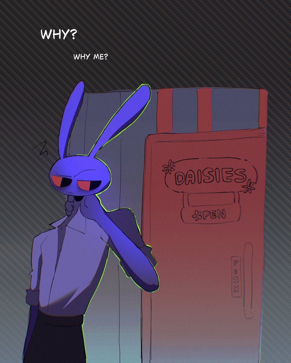 nomi_illust's tweet photo. Flower shop AU: Insomia (1/2) 
#tadc #funnybunny https://t.co/qBjPjG4gNX