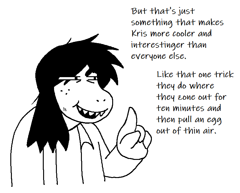 Scrimblor1's tweet photo. Kris' strange quirks https://t.co/QN2gEVjTyV