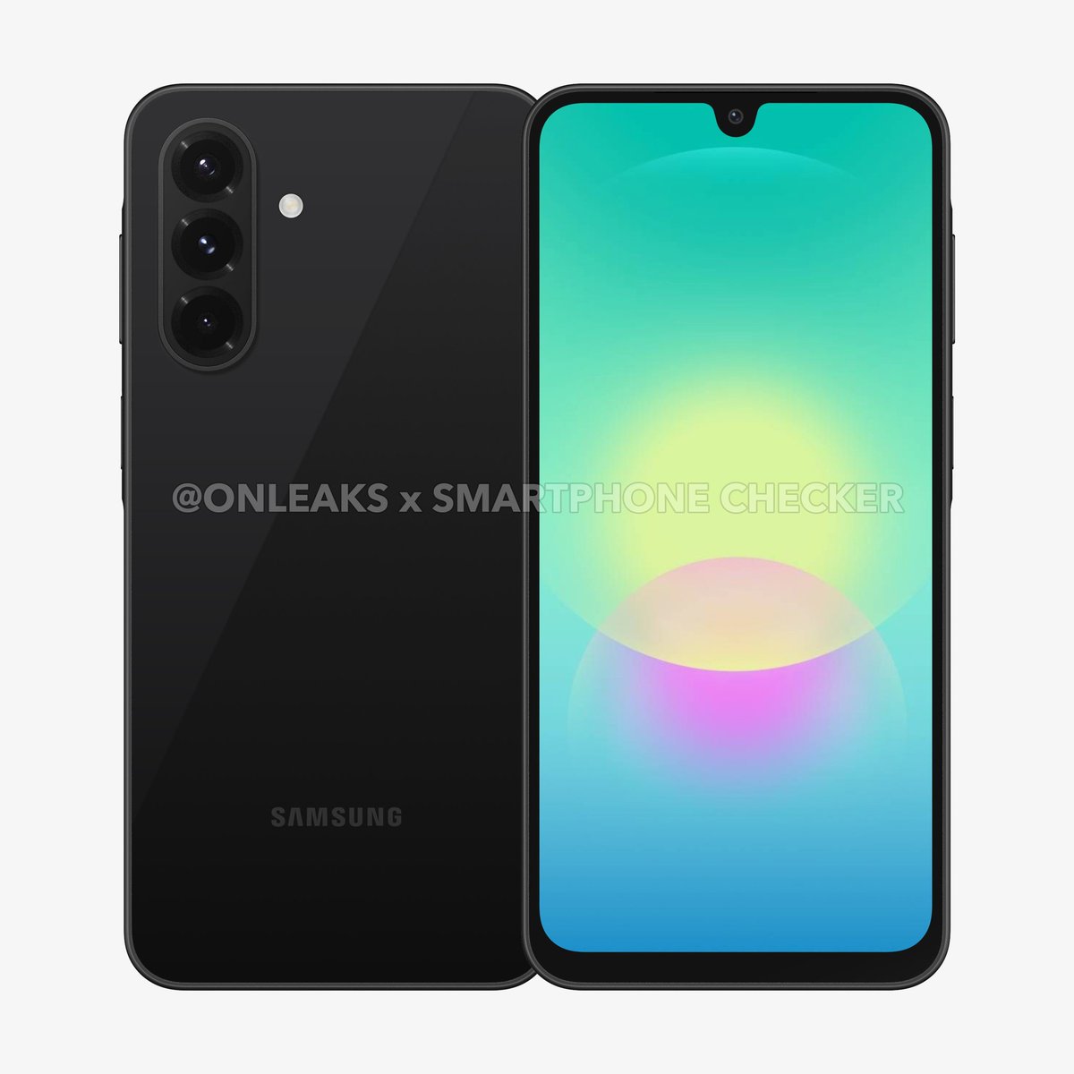 TheGalox_'s tweet photo. First look at the Galaxy A18 from @OnLeaks 

Slightly thicker than the A17 and marks the return of the S25 era camera rings https://t.co/gvjqrINFne
