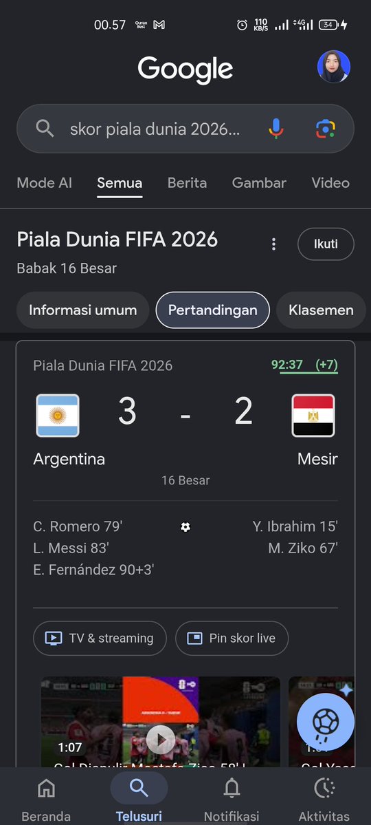 kzcb4be's tweet photo. babak pertama ketar ketir masih 0, babak kedua langsung jebolin 3. si salah ngegolin juga tapi dianulir sih . jd si biru putih ini bnrn anak FIFA? 😭😭 https://t.co/s4oRwUsyT2