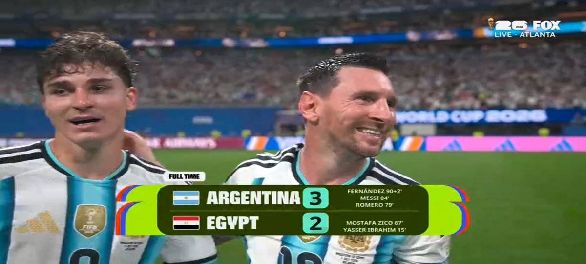 MachomistAly's tweet photo. One of the great match in the fifa world cup 2026.

#ARGvsEGY
#Argentina #Egypt
#Messi #Salah #Fifa https://t.co/GiNjoMmegM