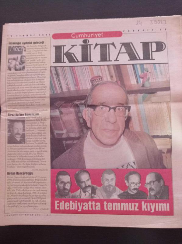Babaishakk's tweet photo. Madımak katliamının ardından, Cumhuriyet'teki yazısında şöyle yazmıştı Rıfat Ilgaz: "Yaşamla ölümün bir anlamı kalmadı artık, herşey yalama oldu. Asım öldü, Nesimi öldü!" 

Ve dayanamadı bu ateşe koca yüreği; katliamdan beş gün sonra madımak‘ın ateşi Rıfat Ilgaz‘ı da yaktı; aldı bizden!

Rıfat Ilgaz’ın bugün ölüm yıldönümü. Saygıyla sevgiyle anıyoruz. Devri daim, ruhu şad olsun.