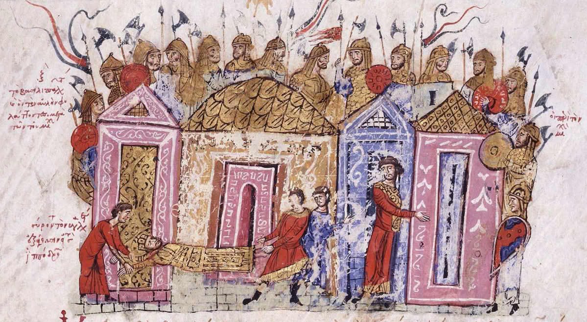 vikinghistoric's tweet photo. The last great Viking journey began with a fifteen-year-old on the losing side of a battle.

Harald Sigurdsson was wounded at Stiklestad in 1030, fighting for his half-brother King Olav. He was smuggled east: first to Kyiv, where he served prince Yaroslav, then to Constantinople, where he joined the Varangian Guard, the emperor’s Norse bodyguard.

This is not just saga material. A Byzantine general’s handbook from the 1070s names “Araltes”, son of the king of the Varangians, who fought for the empire in Sicily and Bulgaria and held court rank. The Greeks knew exactly who he was.

Around 1045 he came home so rich that King Magnus agreed to share Norway with him. In 1066 he invaded England and fell at Stamford Bridge. Three days later, William landed on the south coast.

From his years in the east there are verses listing his feats. Every stanza ends on the same line: Þó lætr Gerðr í Görðum gollhrings við mér skolla. And still the girl in Kyiv turns me down.

The girl was Elisaveta, daughter of Yaroslav. She married him in the end.