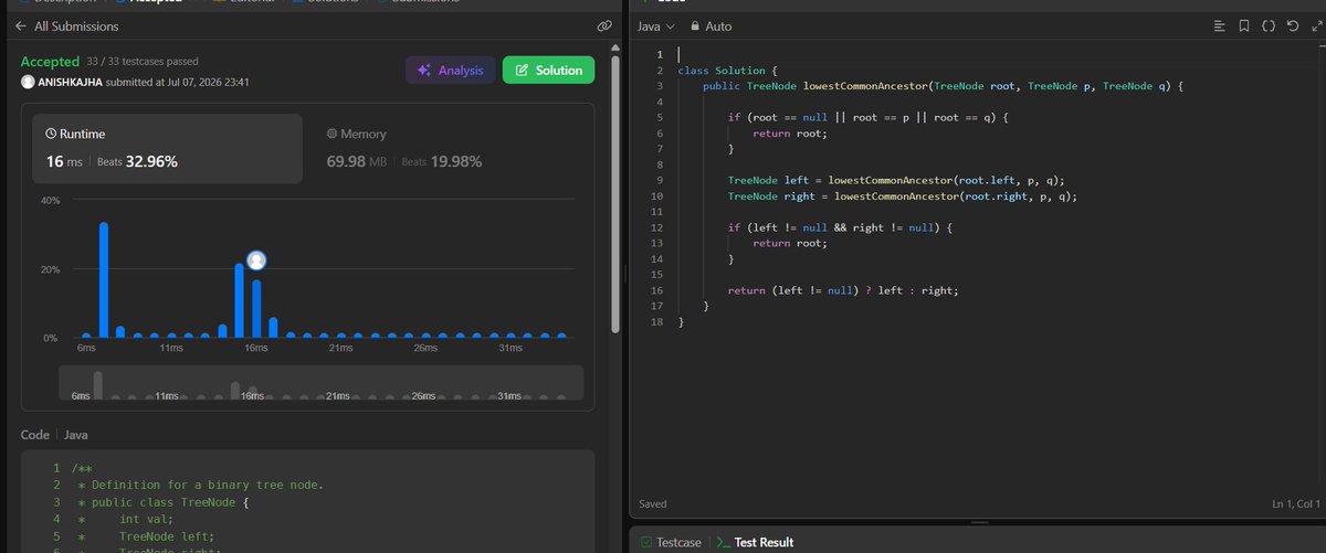 anishka58's tweet photo. 37/45  of DSA challenge #SDEsheetChallenge #DSA #LeetCode #CodingJourney #ProblemSolving #InterviewPreparatio #SDESheetChallenge
@takeUforward_
@striver_79 https://t.co/NNL9ryNLAL