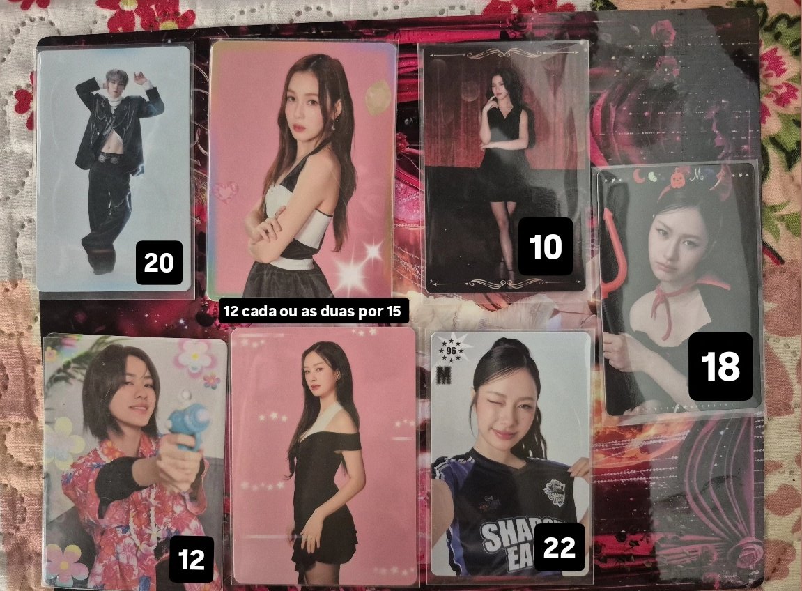 clariiiiimelo's tweet photo. VENDO CARDS (MILKLOVE, EMIBONNIE, HONG)

- preços na imagem + frete 
- envio assim que as embalagens de envio chegarem.
- envio via super frete
- mando ft e vd no pv
- ainda não tenho feedback porque é minha primeira venda https://t.co/vmraLap5YX