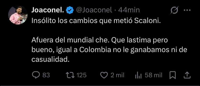 nanoramx's tweet photo. @Joaconel Soltá el celular nene tiktok https://t.co/lMPcf9stim