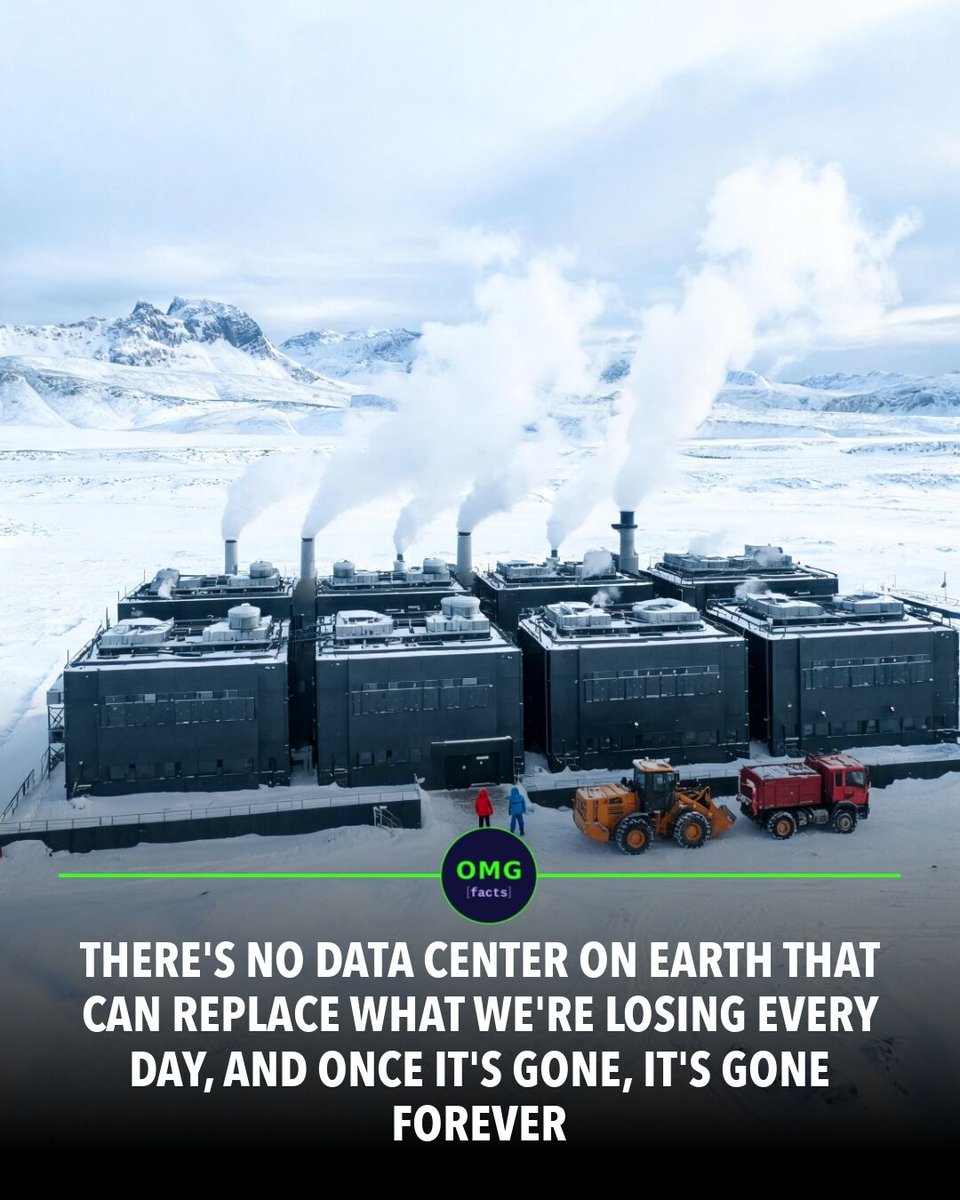 OMGFacts's tweet photo. 🌍 Data centers are draining towns' drinking water.

Communities in Chile and Uruguay are suing Big Tech over it.

Water beats server uptime.

Sources: The Guardian, Reuters

#omgfacts #BigTech #Climate https://t.co/fQQPNfGPJw