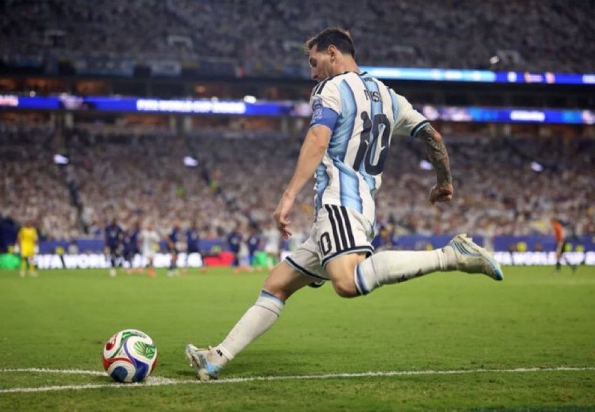 imnazar6's tweet photo. Lionel Messi with his 8th goal in the 2026 FIFA World Cup.
#Messi
#ARGvsEGP https://t.co/KrhEblHTgx