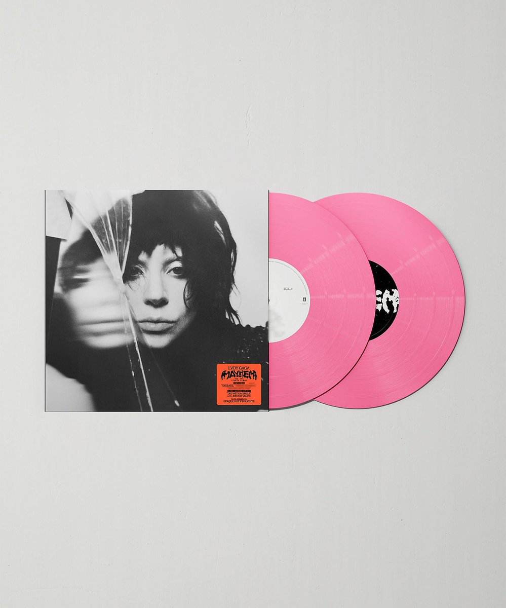 gagadaily's tweet photo. Urban Outfitters has restocked its exclusive hot pink vinyl edition of Lady Gaga’s MAYHEM: https://t.co/7RY3z9XhB1 https://t.co/BHBrWzbBsG